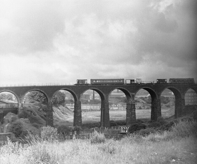 Tonge Viaduct, Bolton  1968