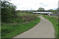 Footpath and railway bridge