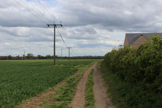 Bridleway leading to Sandgate Lane, Kippax