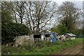 Ramshackle Shacks behind Limekiln House