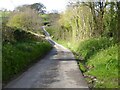 Country road near Llandefaelog Tre