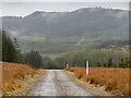 NR9397 : Windfarm access road by Patrick Mackie