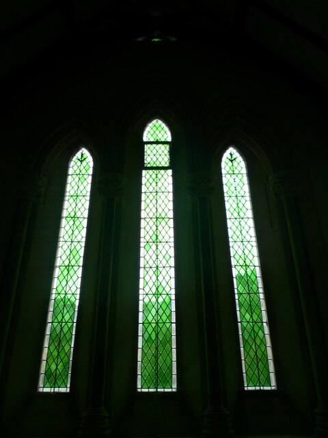 Window inside St. Mary's church (Chancel | Byton)