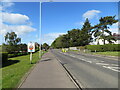 East Road (A91) entering Cupar