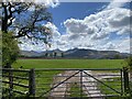 Gateway to field at Cefn Cantref