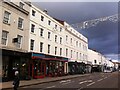 Warwick Street, Leamington, with Christmas decorations