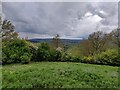 View west from the car park at Ankerdine Hill