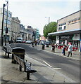 Benches in Neath town centre