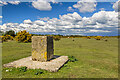 SZ2198 : WWII Hampshire: RAF Holmsley South airfield - Cloud Height Projector plinth (1) by Mike Searle
