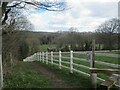 Footpath neat Derwentcote Farm