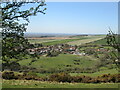 View  over  Millington  from  f/p  on  top  of  Whinney  Hill