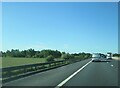 Flat  area  with  banking  alongside  the  M18  southbound