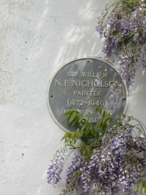 Plaque to Sir William Nicholson painter