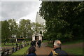 View of the Lancaster Hotel from Hyde Park