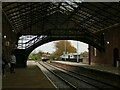 Filey railway station: inside the trainshed