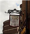 The sign of the Three Tuns