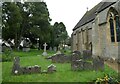 Graves near the chancel