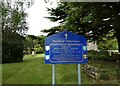 St Mary & St Milburgh, Offenham: sign