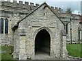 SS Peter and Paul, Dinton: porch (looking in)