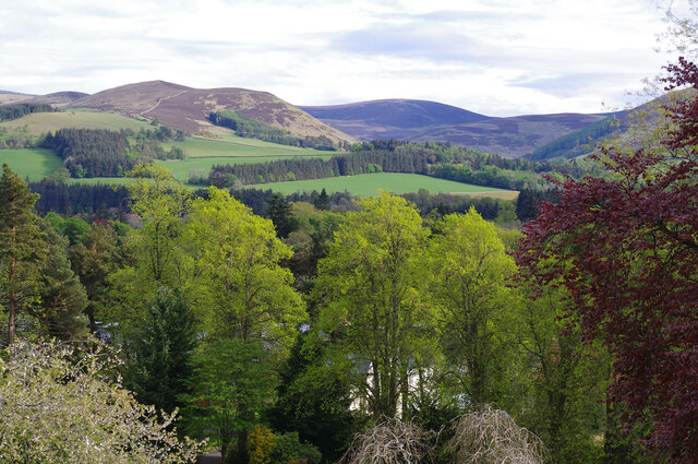 South from Peebles Hydro Hotel