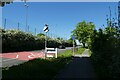 Cycle path and Broughton Road