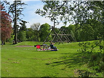 NS9264 : Swing and play area at Polkemmet Country Park by M J Richardson