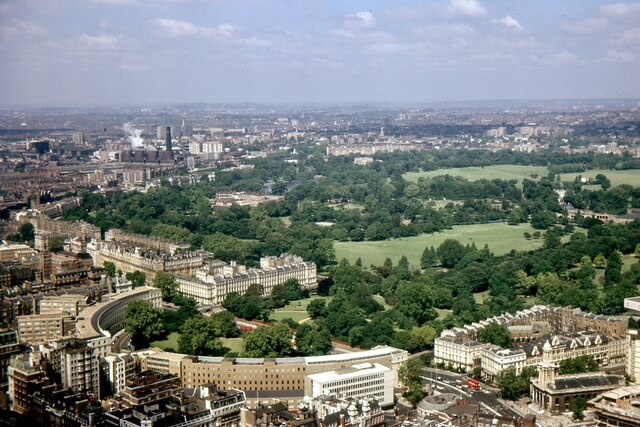 View from the Post Office Tower in 1966 (1)