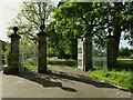 SJ7773 : Gates to Peover Hall by Stephen Craven