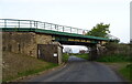 Railway bridge over the A735 near Stewarton