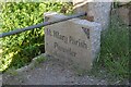 Boundary Marker immediately southeast of the boundary of St Hilary and Ludgvan parishes