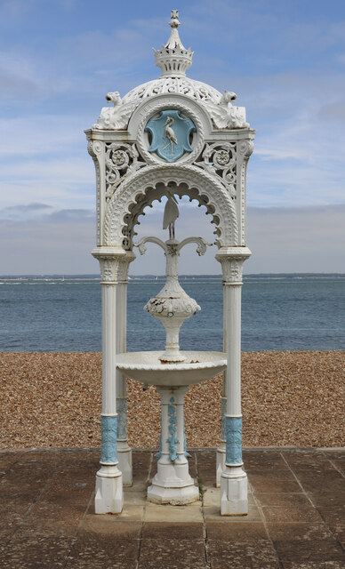 Victorian fountain, Cowes seafront