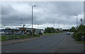 Bus stop and shelter on A737, Irvine 