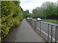 Path beside the A71, Irvine 