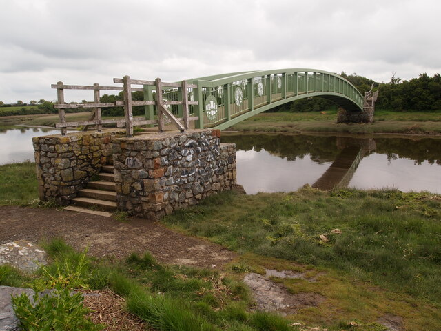 Coastal Path Footbridge Near Llanfachraeth