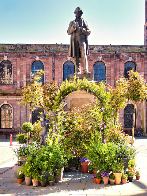 St Ann's Square, Garden of Statues (Manchester Flower Show)