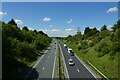 Westbound from Moor Lane Bridge