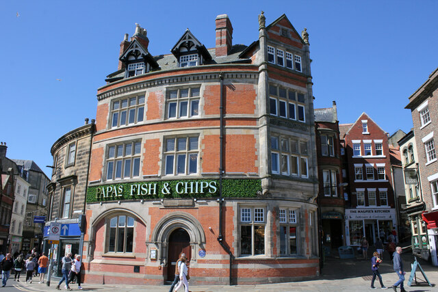 Papas Fish and Chips, 78 Baxtergate, Whitby