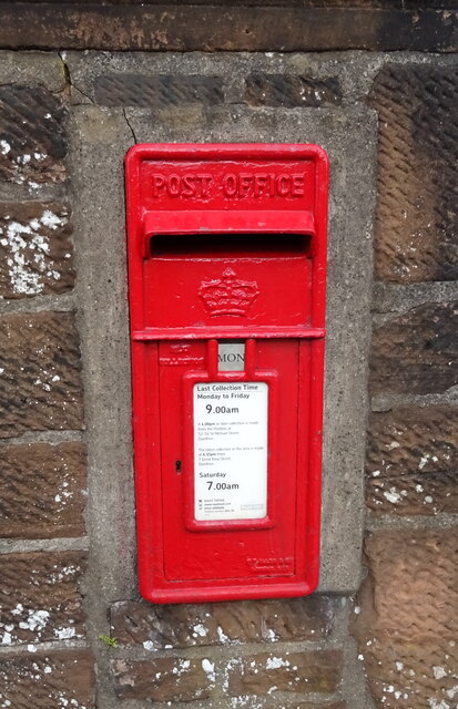 Elizabethan Postbox On Brooms Road, © Jthomas Cc-by-sa 2.0 