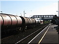 Oil train at Pembrey & Burry Port station