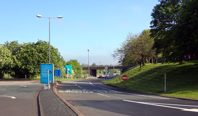 Slip road, Frankley Services... © habiloid cc-by-sa/2.0 :: Geograph ...