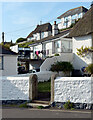 Houses seen from The Cove (B3294), Coverack