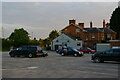 SJ6652 : Car park of the Peacock pub, Crewe Road by Christopher Hilton