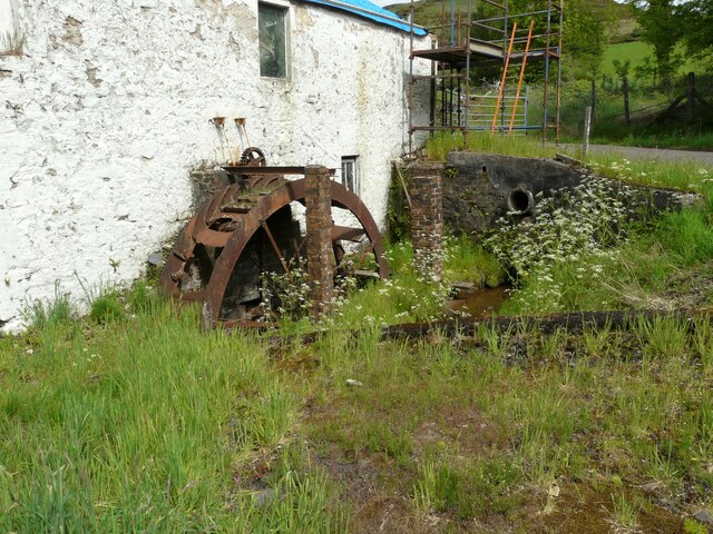 Old waterwheel, Dunrod Farm