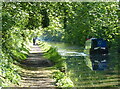 Narrowboat on the Worcester and Birmingham Canal