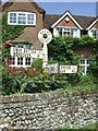 Direction Sign ? Signpost on Lee Clump Road in The Lee parish