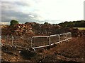 Heap of rubble on site of Coventry Colliery Social Club