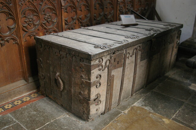 Debenham church: the parish chest