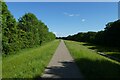 Flood embankment path