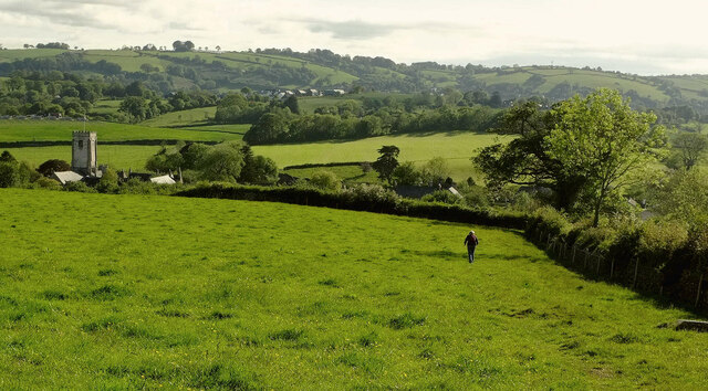 Field above Berry Pomeroy © Derek Harper :: Geograph Britain and Ireland