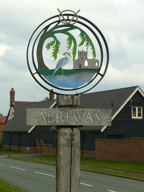 Alrewas town sign